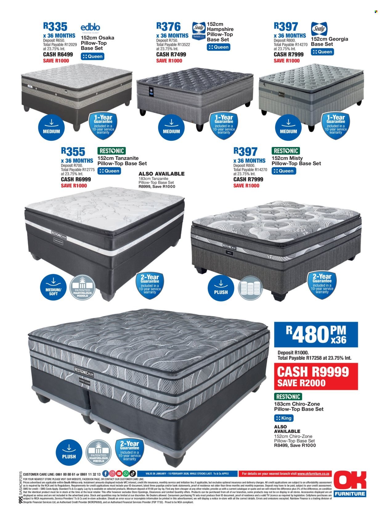 OK FURNITURE specials - From Monday 26 Jan 2026 (2026-01-26 - 2026-02-15) | 16