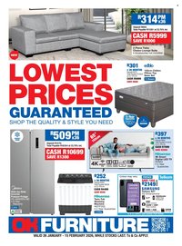 OK FURNITURE specials - From Monday 26 Jan 2026 (2026-01-26 - 2026-02-15)