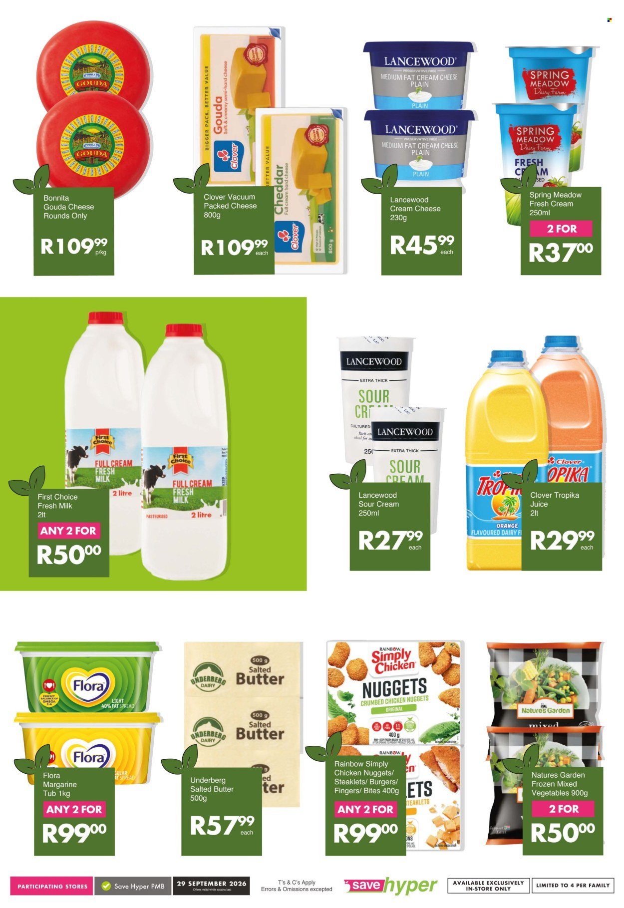 SAVE specials - From Tuesday 29 Sept 2026