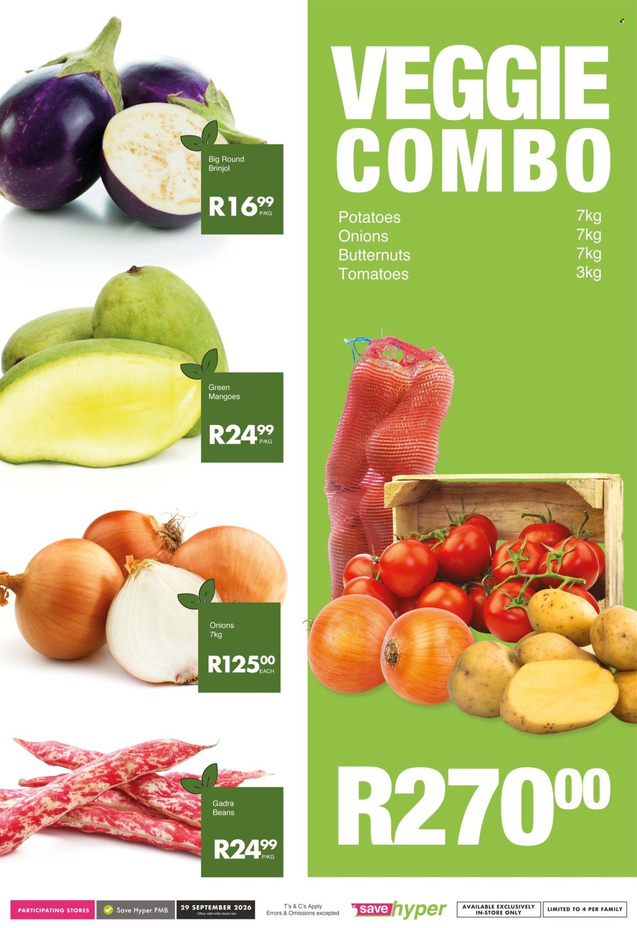 SAVE specials - From Tuesday 29 Sept 2026