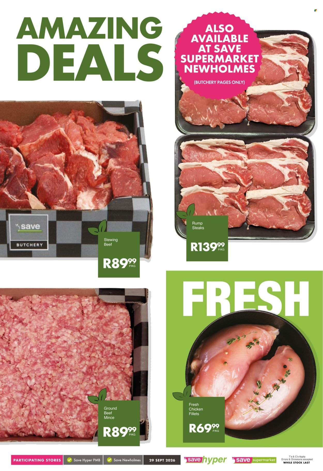 SAVE specials - From Tuesday 29 Sept 2026