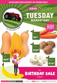 SAVE specials - From Tuesday 29 Sept 2026