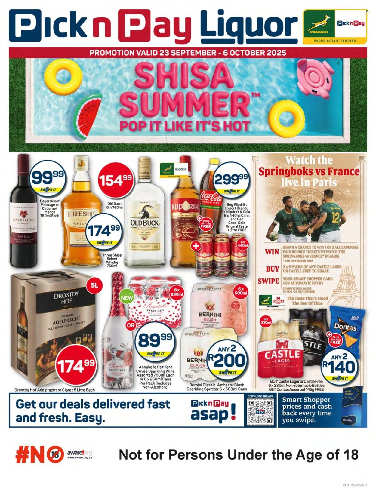 PICK N PAY specials - Liquor Specials (2025-09-23 - 2025-10-06) | 1
