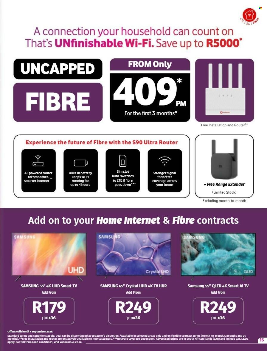 VODACOM specials - From Friday 7 Aug 2026