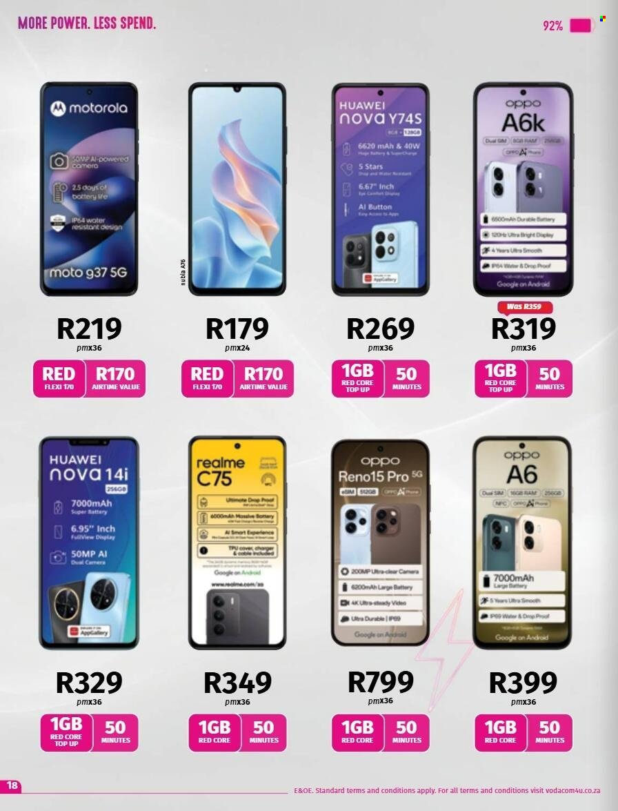VODACOM specials - From Friday 7 Aug 2026
