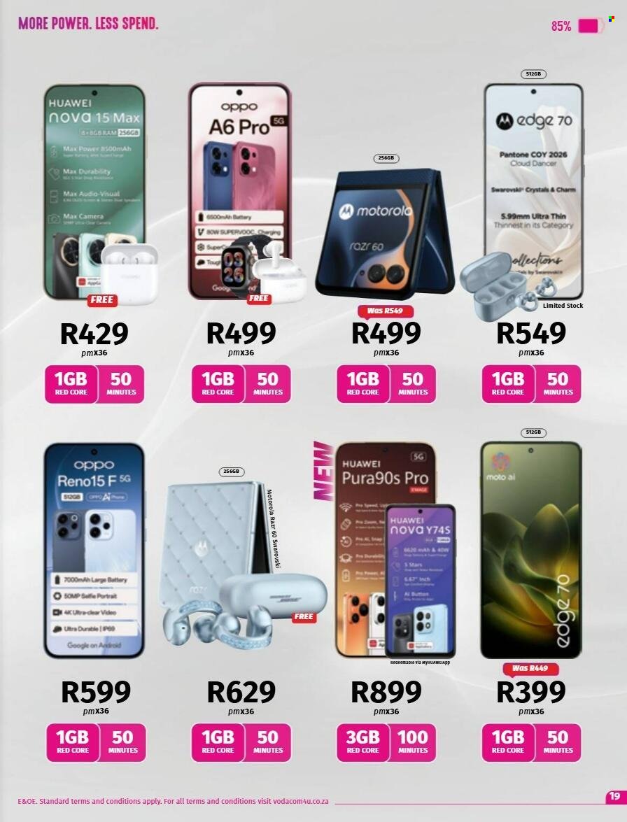 VODACOM specials - From Friday 7 Aug 2026