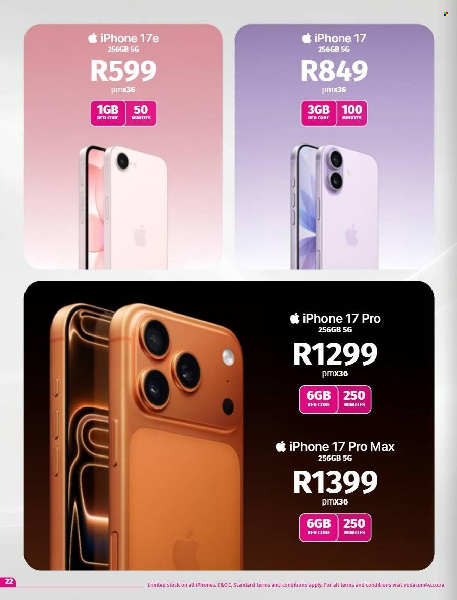 VODACOM specials - From Friday 7 Aug 2026