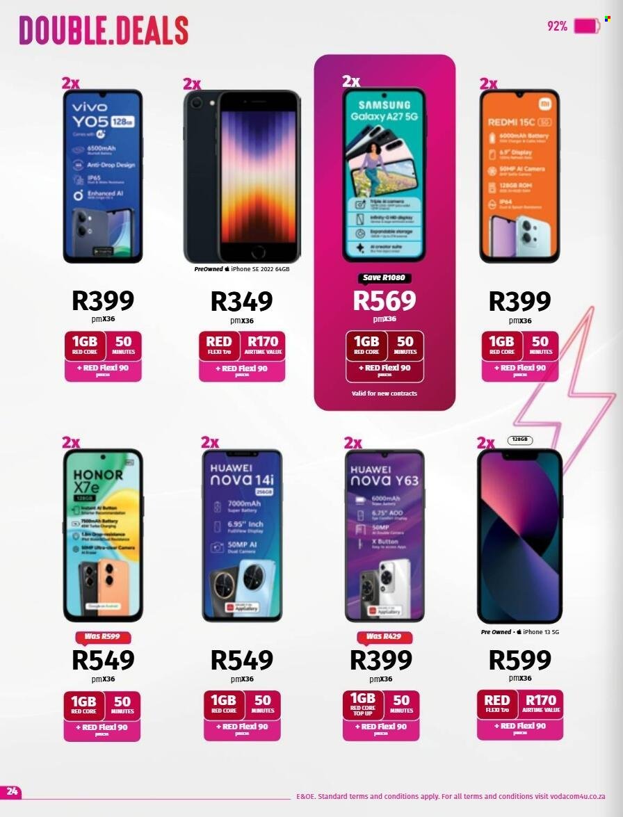 VODACOM specials - From Friday 7 Aug 2026
