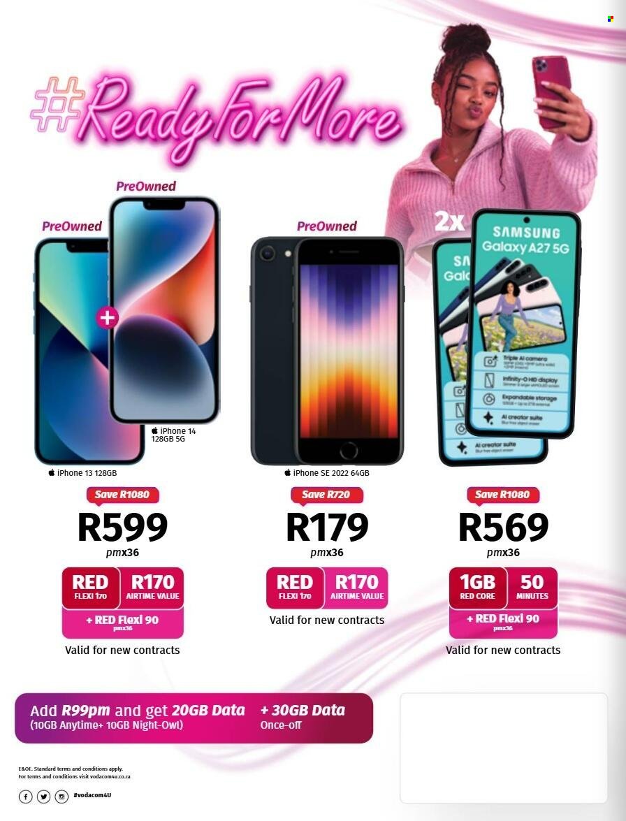VODACOM specials - From Friday 7 Aug 2026
