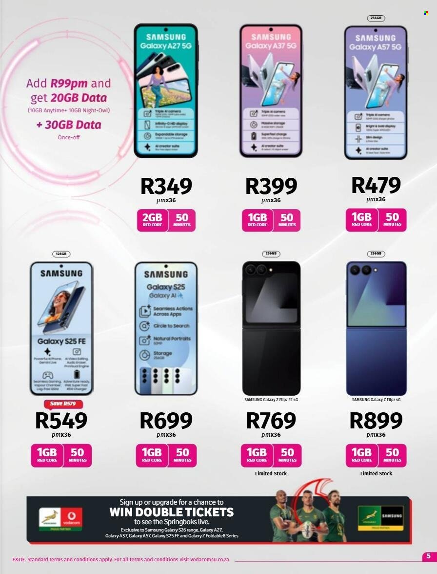 VODACOM specials - From Friday 7 Aug 2026