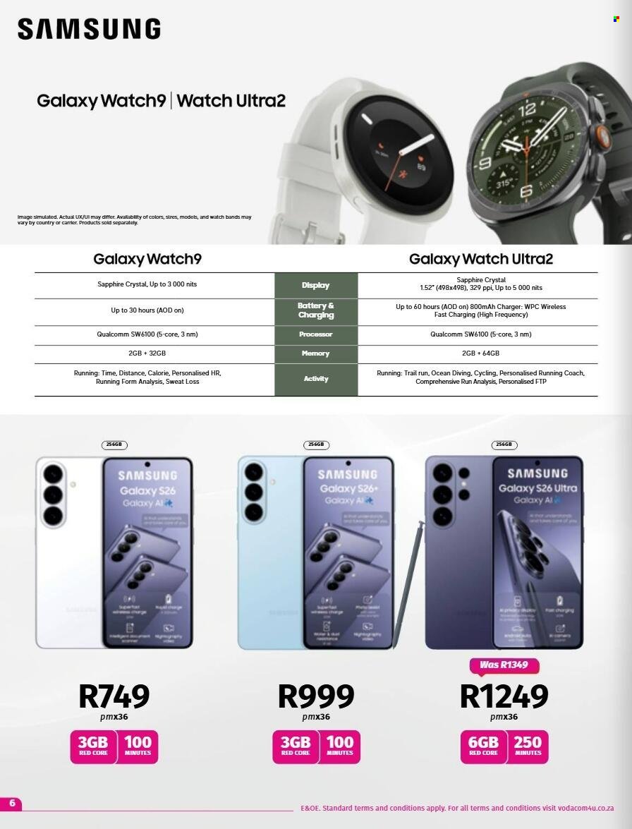 VODACOM specials - From Friday 7 Aug 2026