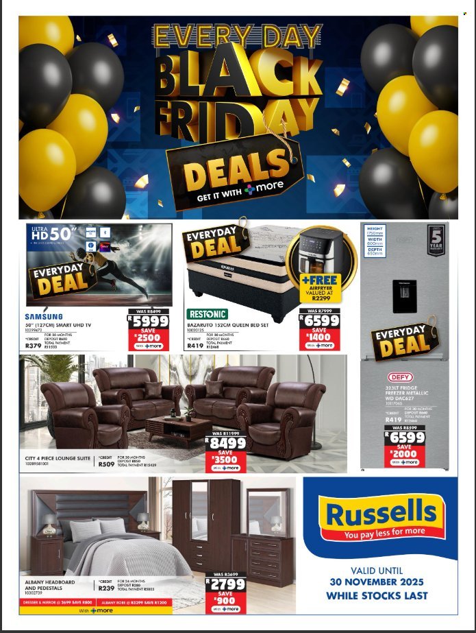 RUSSELLS specials - From Monday 10 Nov 2025 (2025-11-10 - 2025-11-30) | 1