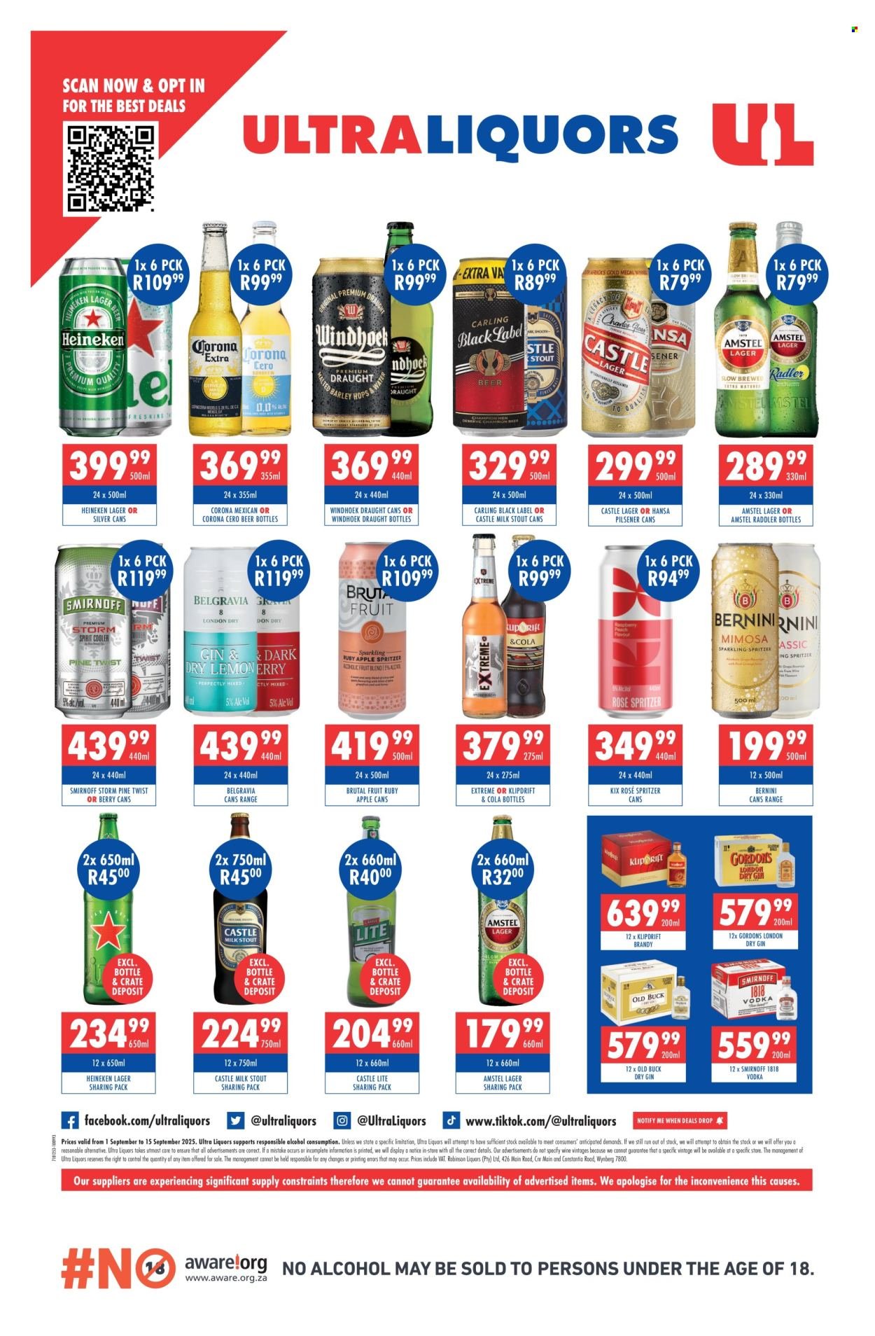 ULTRA LIQUORS specials - From Monday 1 Sept 2025 (2025-09-01 - 2025-09-15) | 4