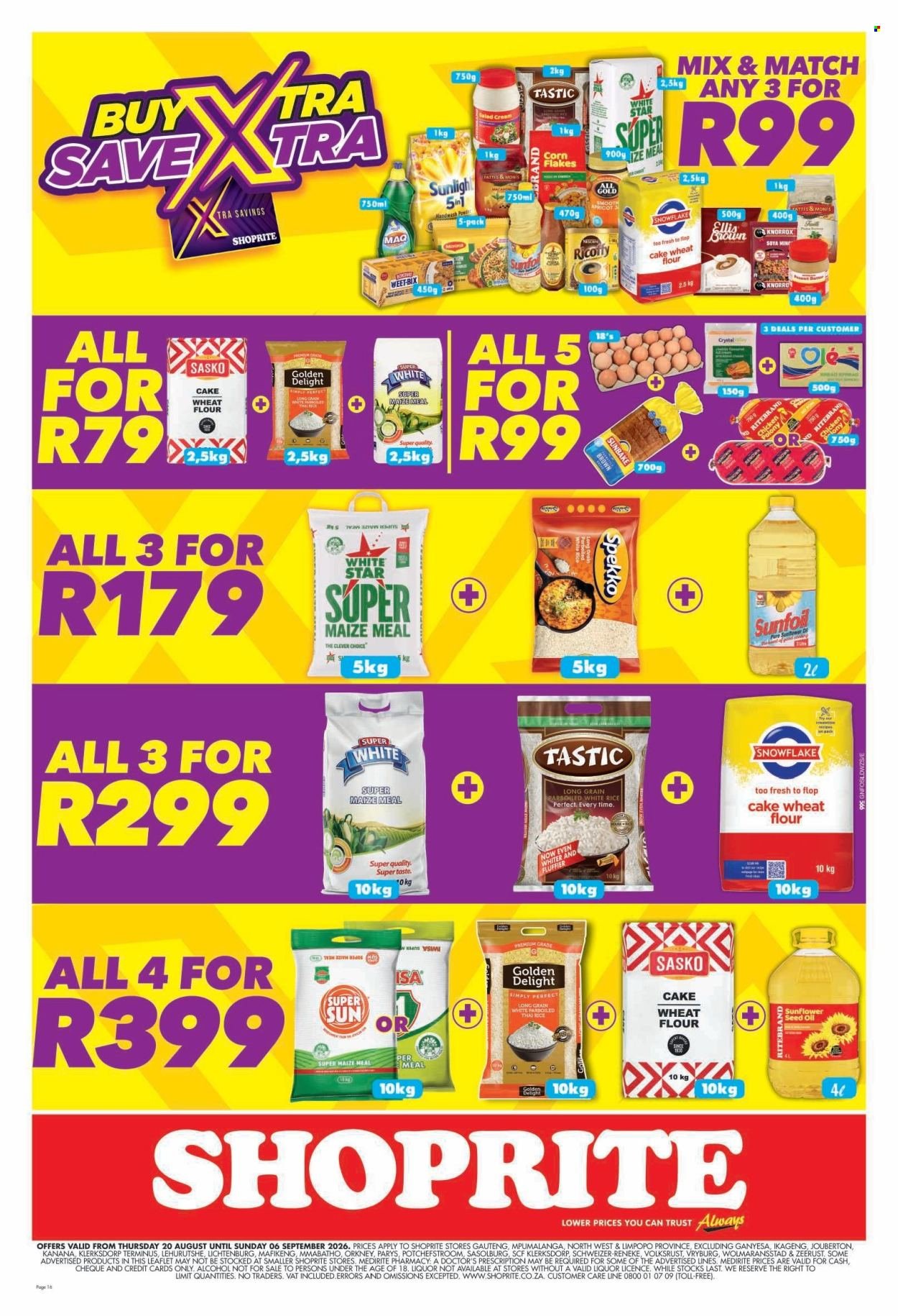 SHOPRITE specials - Major Deals Gauteng