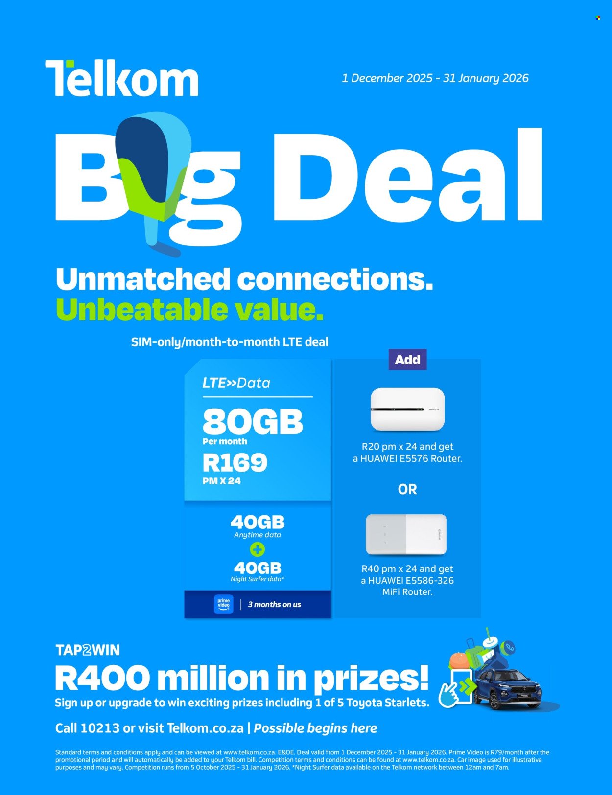TELKOM specials - From Monday 1 Dec 2025 (2025-12-01 - 2026-01-31) | 29
