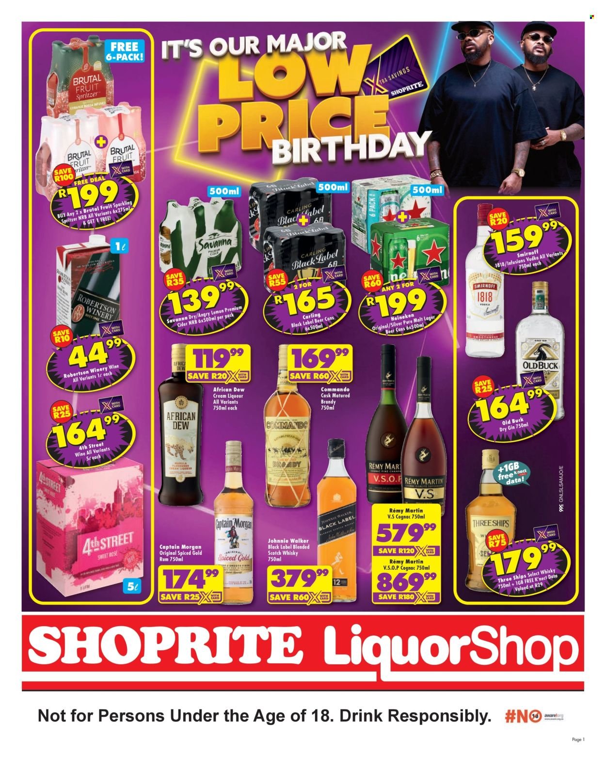 SHOPRITE specials - LiquorShop Major Deals Gauteng