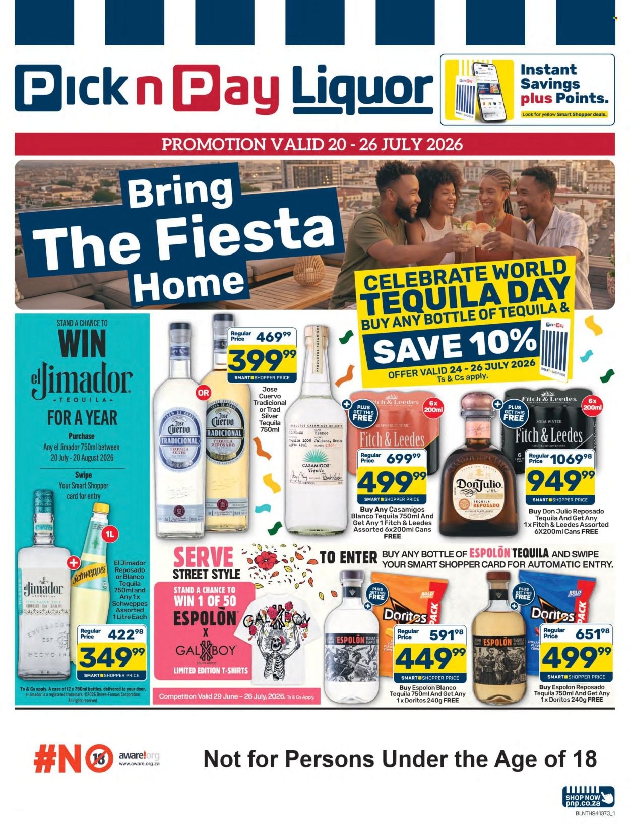 PICK N PAY specials - Tequila Festival Specials