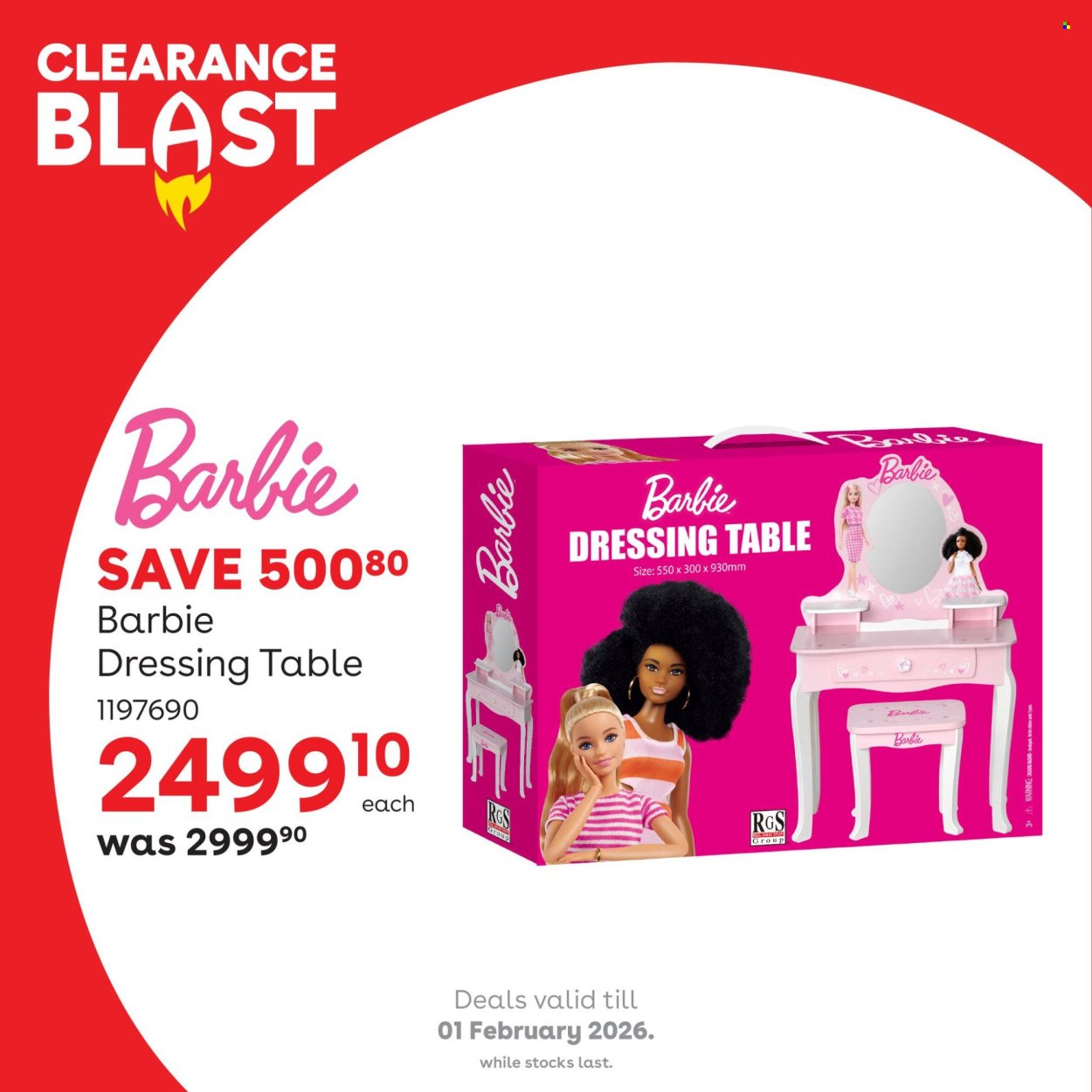 TOYS R US specials - From Thursday 8 Jan 2026 (2026-01-08 - 2026-02-01) | 5