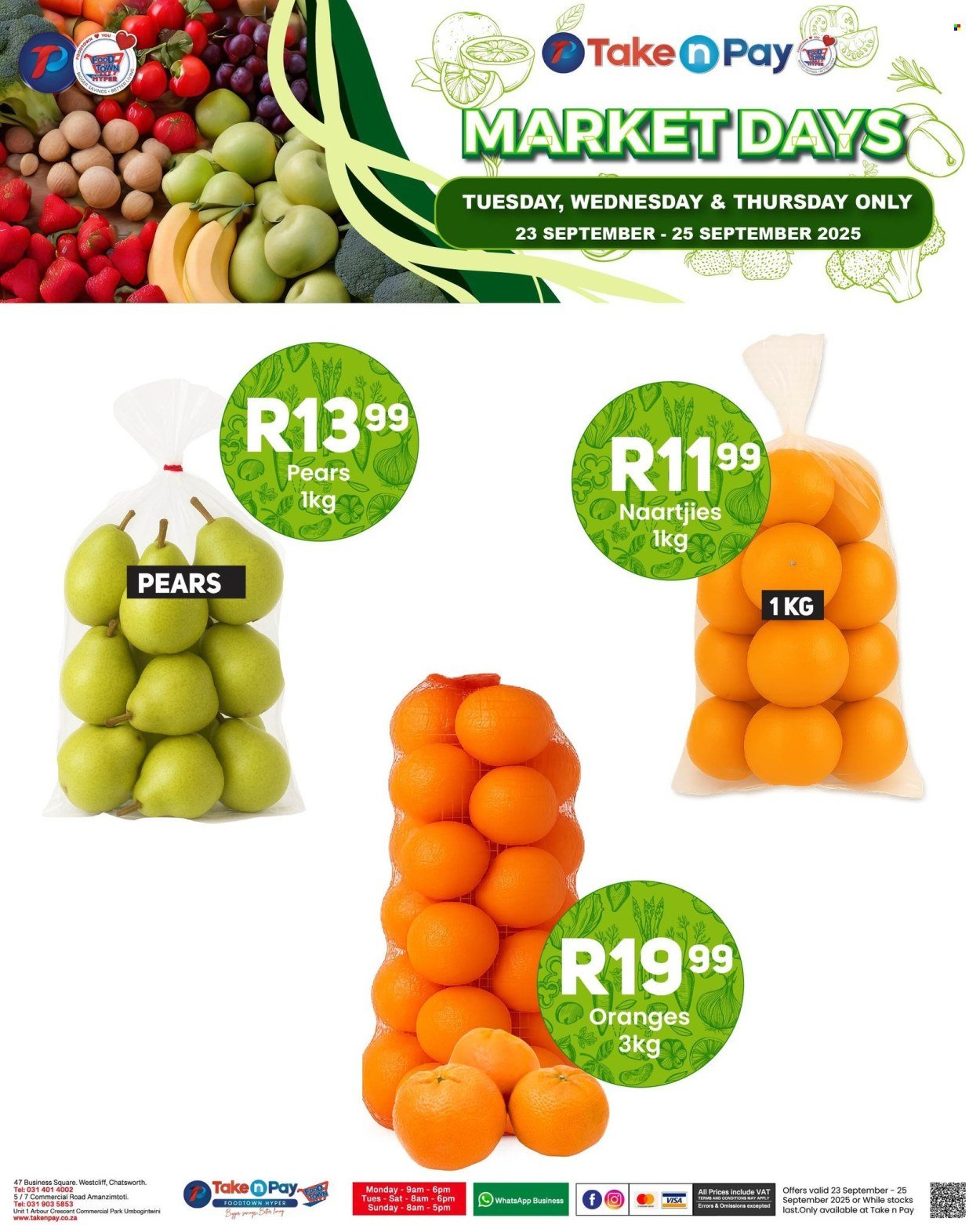 TAKE N PAY specials - From Tuesday 23 Sept 2025 (2025-09-23 - 2025-09-25) | 5