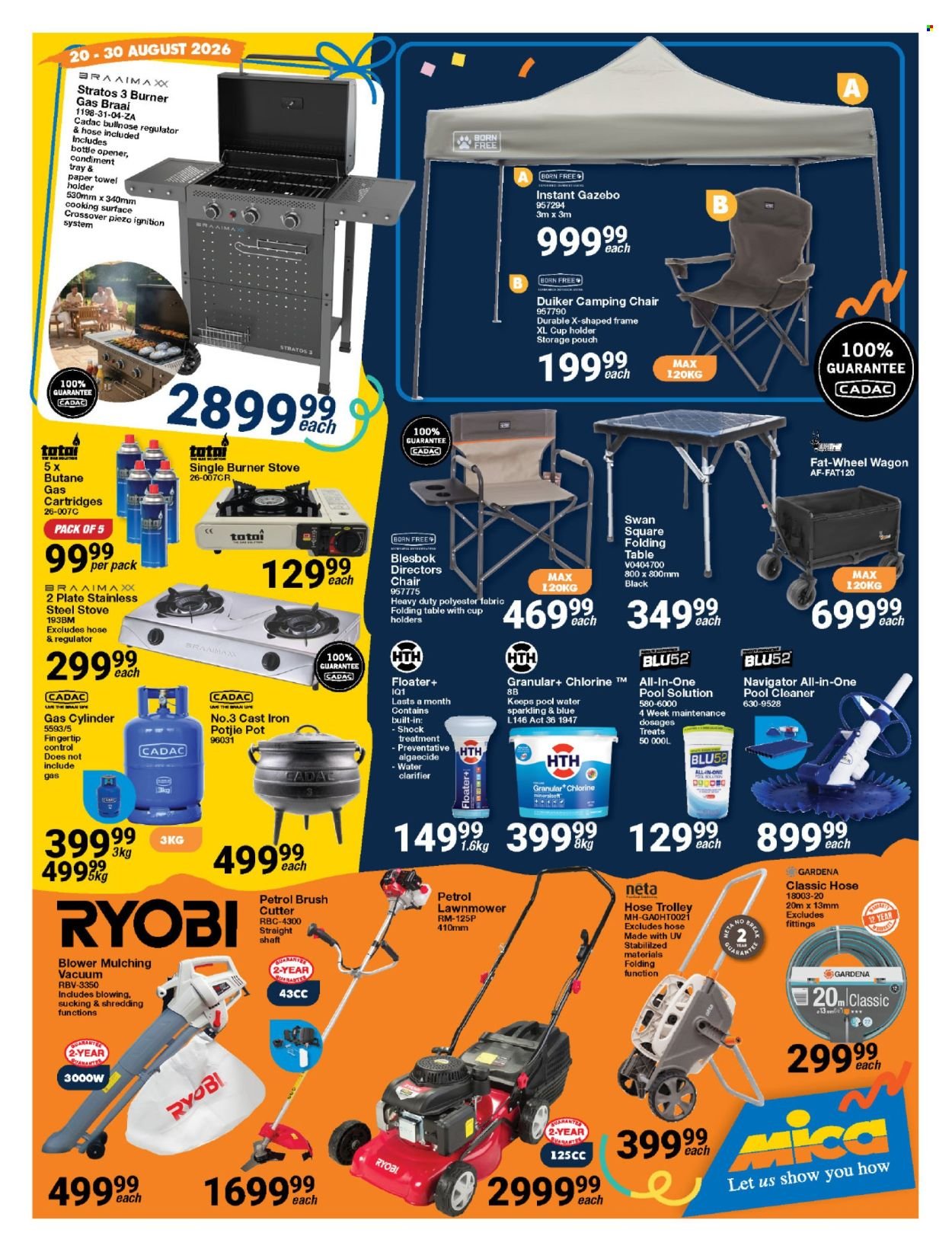 MICA specials - From Thursday 20 Aug 2026