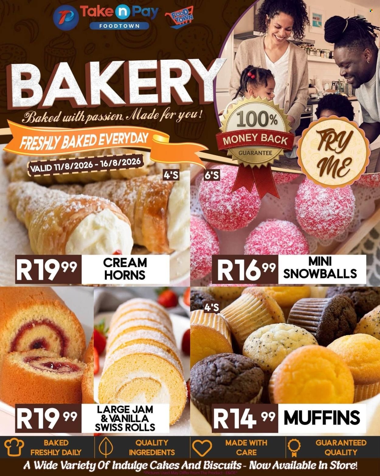 TAKE N PAY specials - From Tuesday 11 Aug 2026