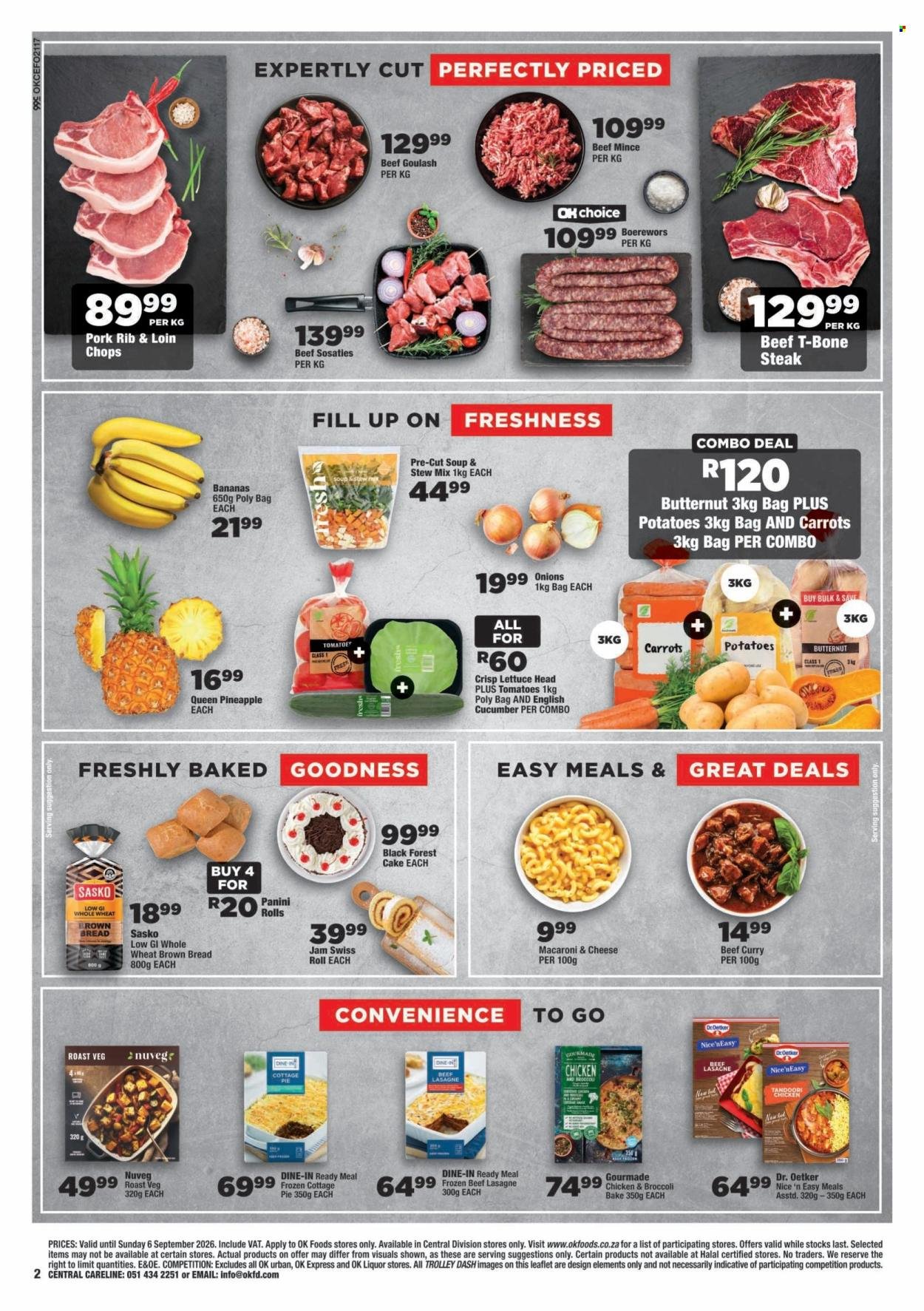 OK FOODS specials - From Tuesday 25 Aug 2026