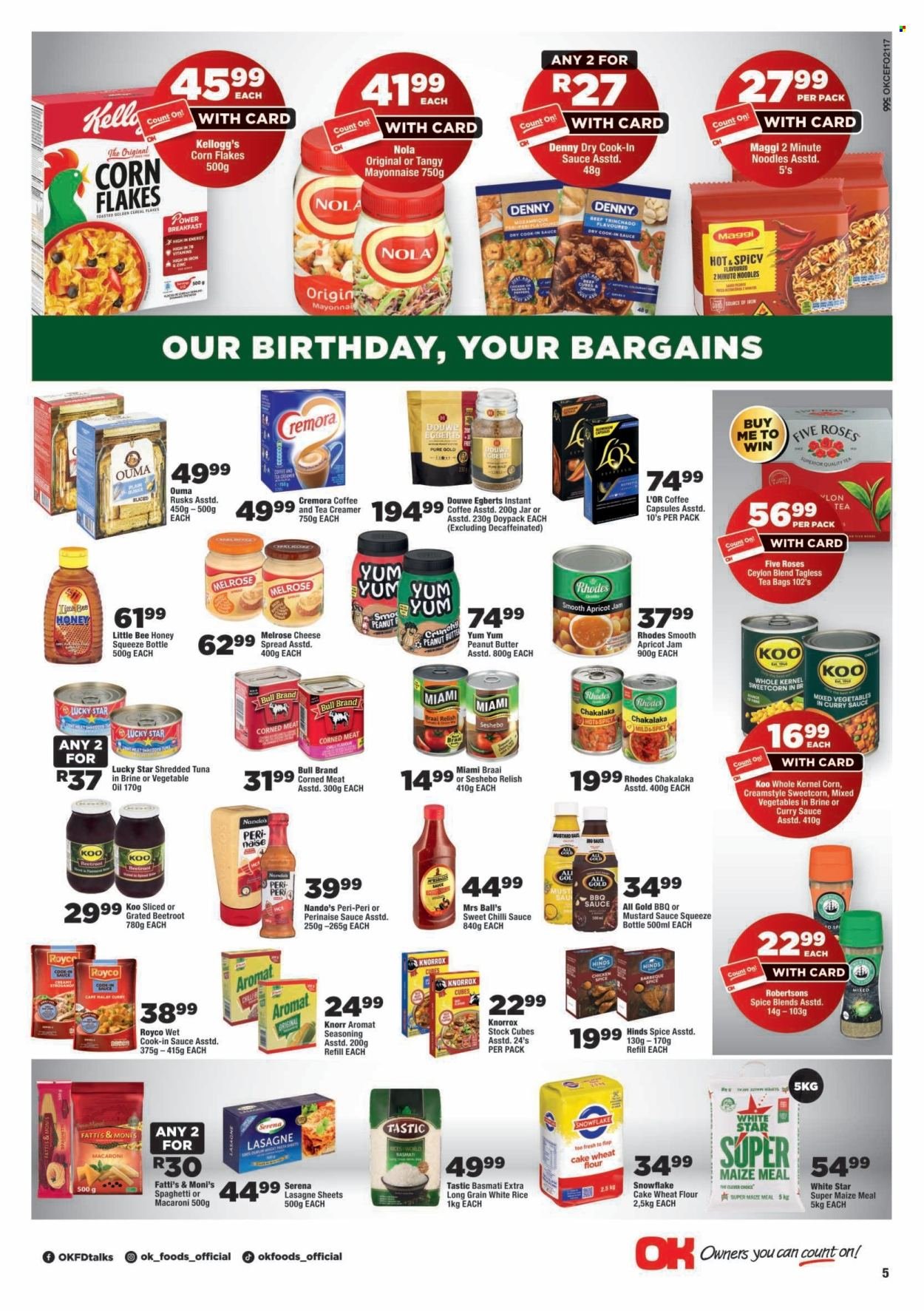 OK FOODS specials - From Tuesday 25 Aug 2026