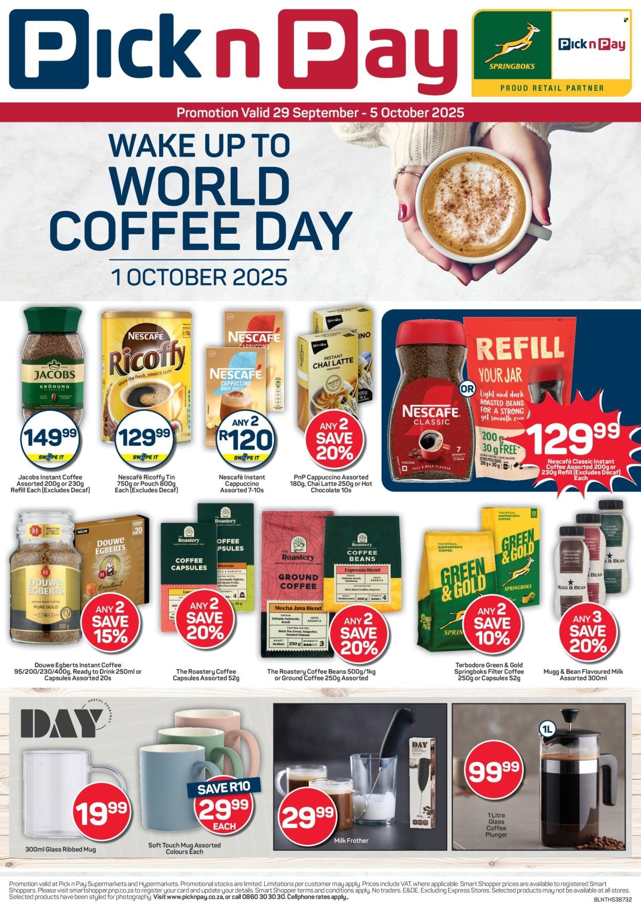 PICK N PAY specials - Coffee Day Specials (2025-09-29 - 2025-10-05) | 1