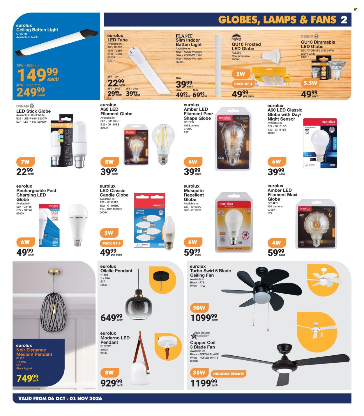 MICA specials - From Tuesday 6 Oct 2026