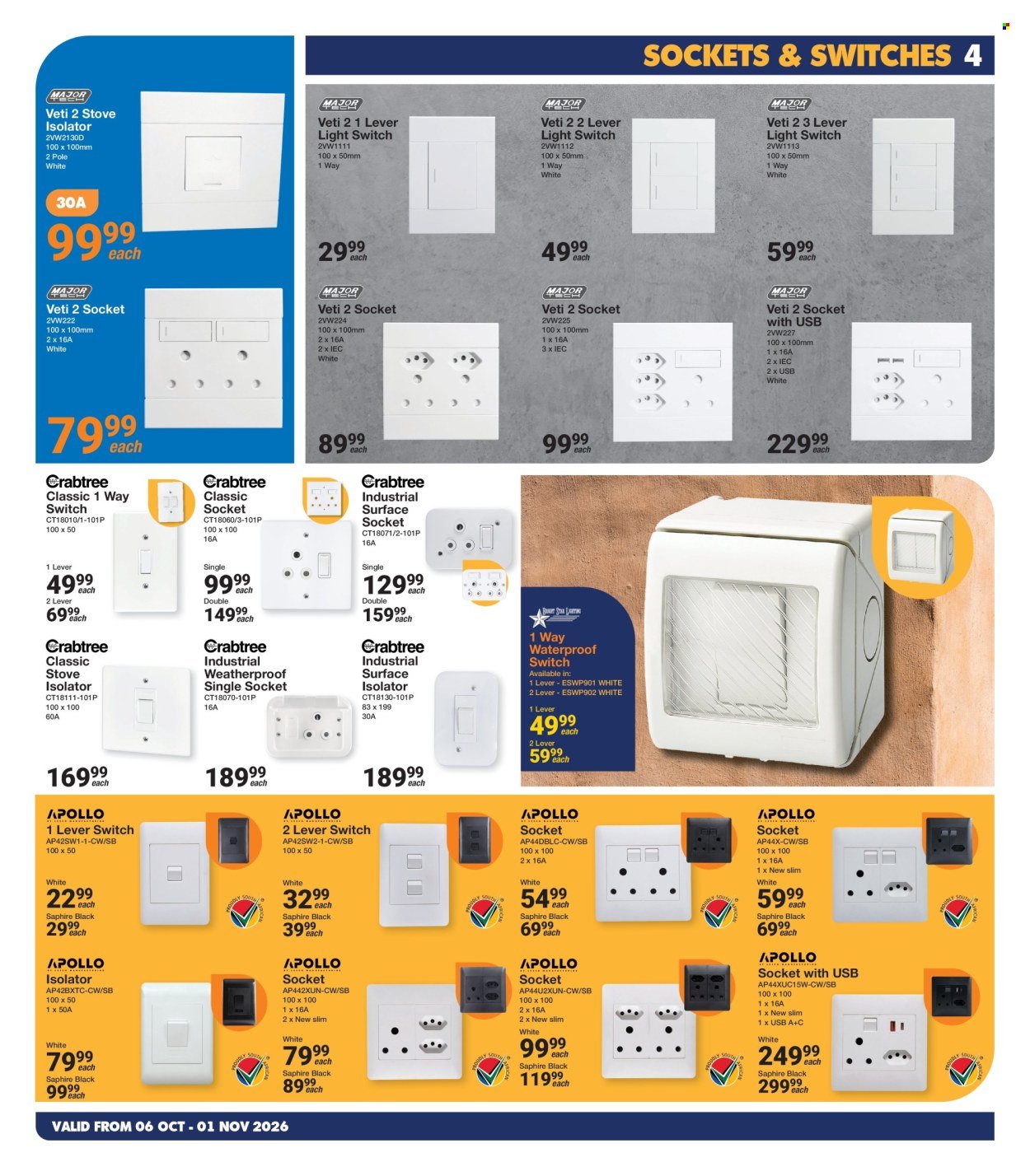 MICA specials - From Tuesday 6 Oct 2026