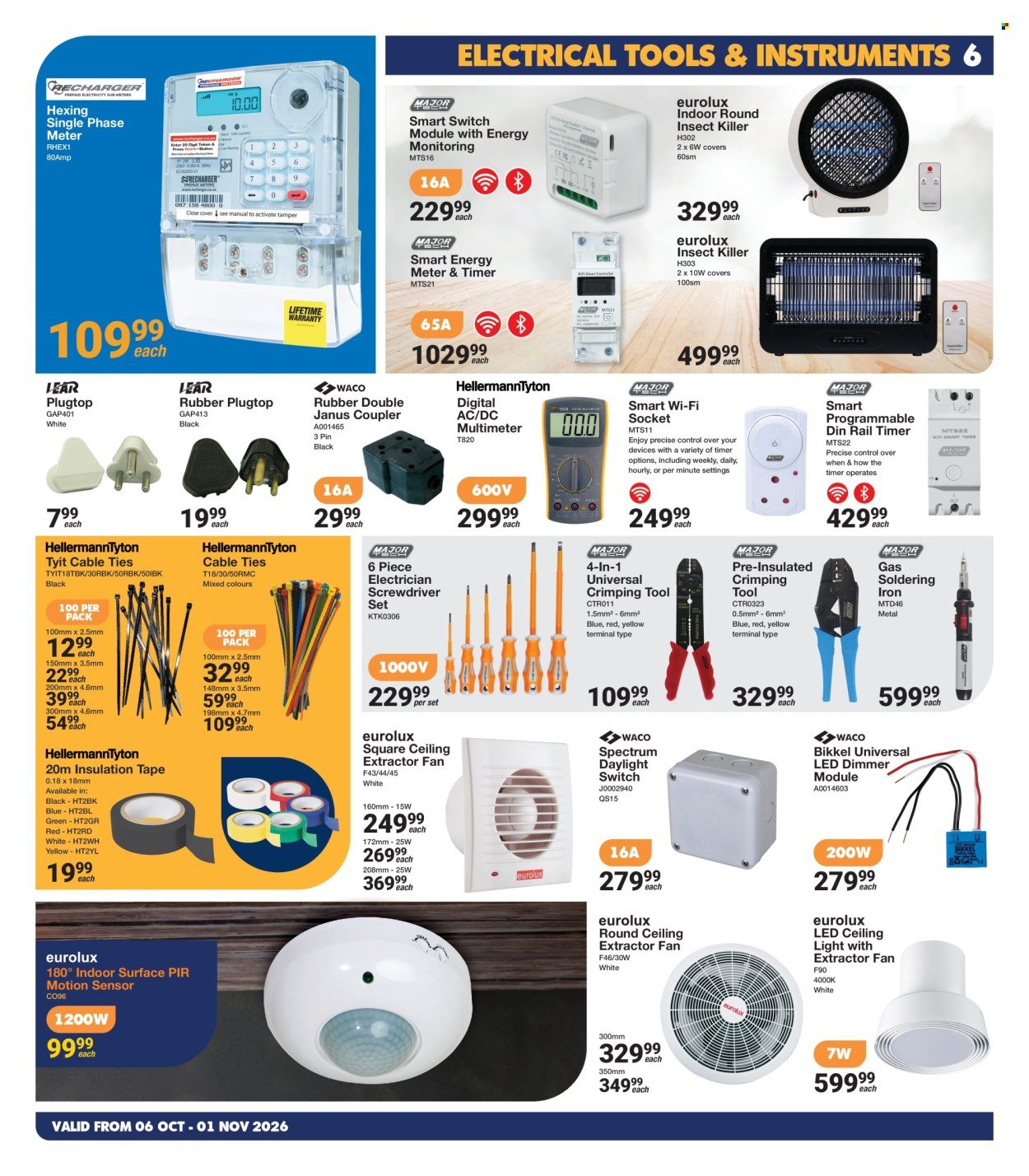 MICA specials - From Tuesday 6 Oct 2026