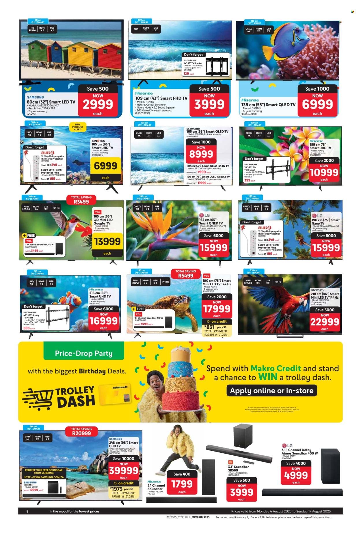 MAKRO specials - Price-drop party with the biggest birthday deals (2025-08-04 - 2025-08-17) | 8