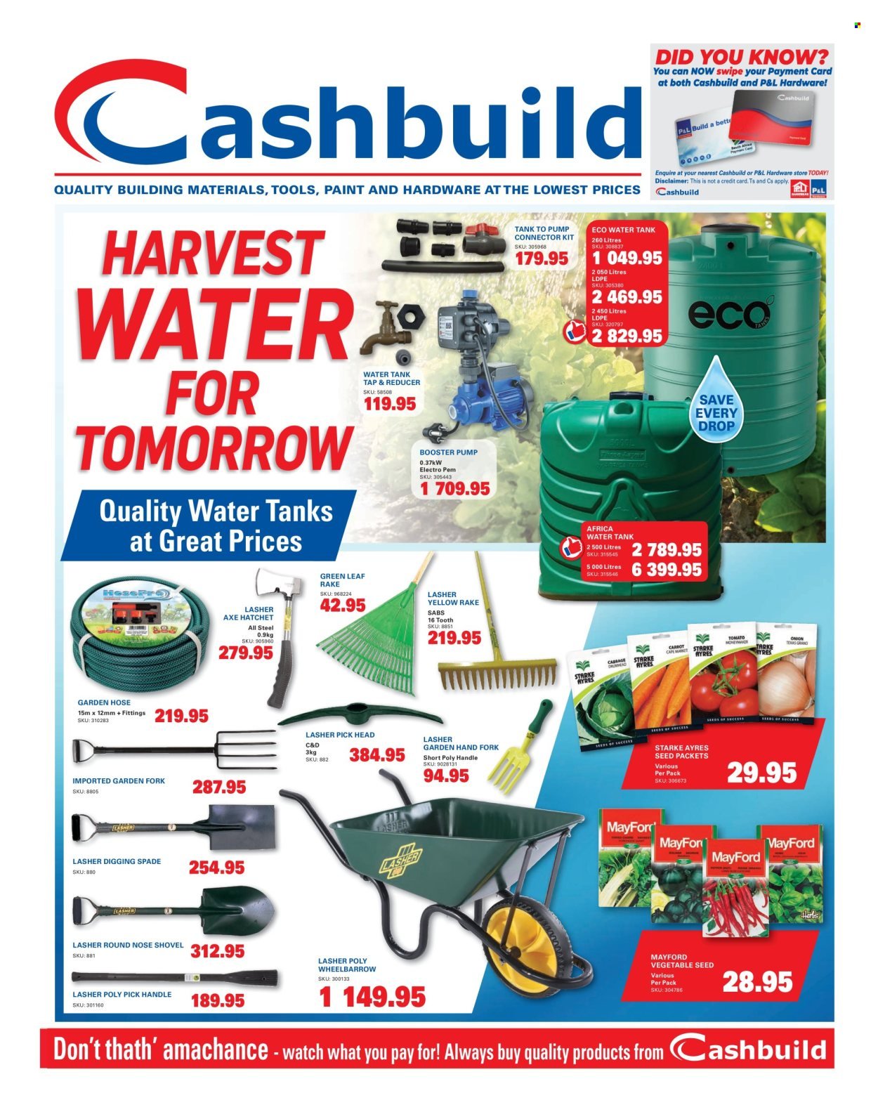 CASHBUILD specials - From Monday 24 Aug 2026