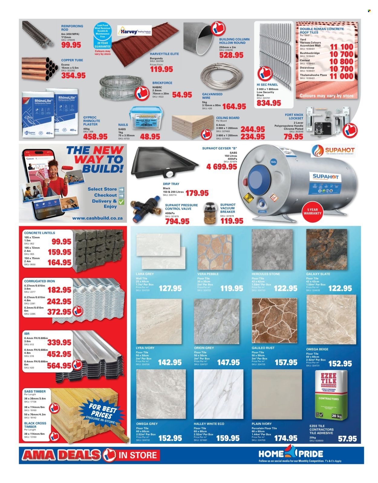 CASHBUILD specials - From Monday 24 Aug 2026