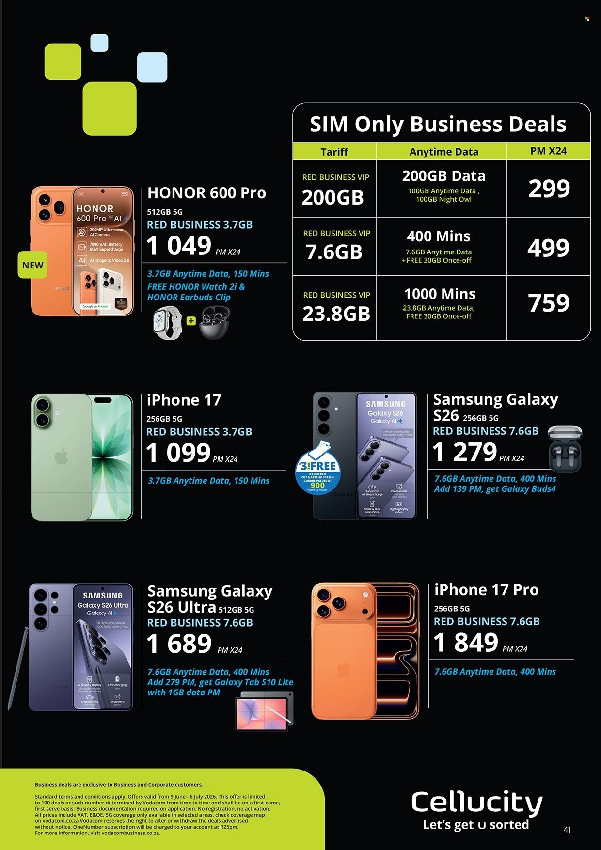 CELLUCITY specials - June 2026
