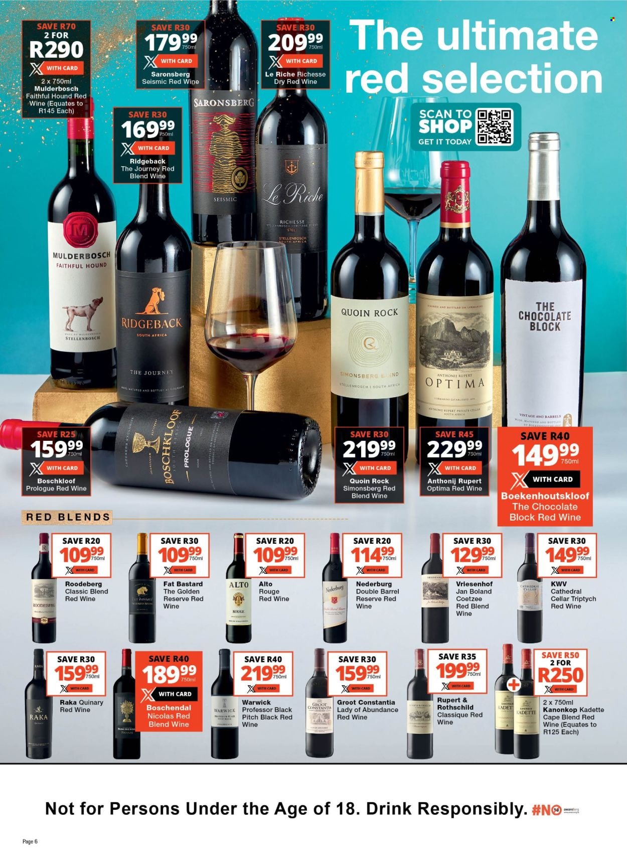 CHECKERS specials - LiquorShop Christmas Wine Promotion (2025-12-08 - 2025-12-28) | 6