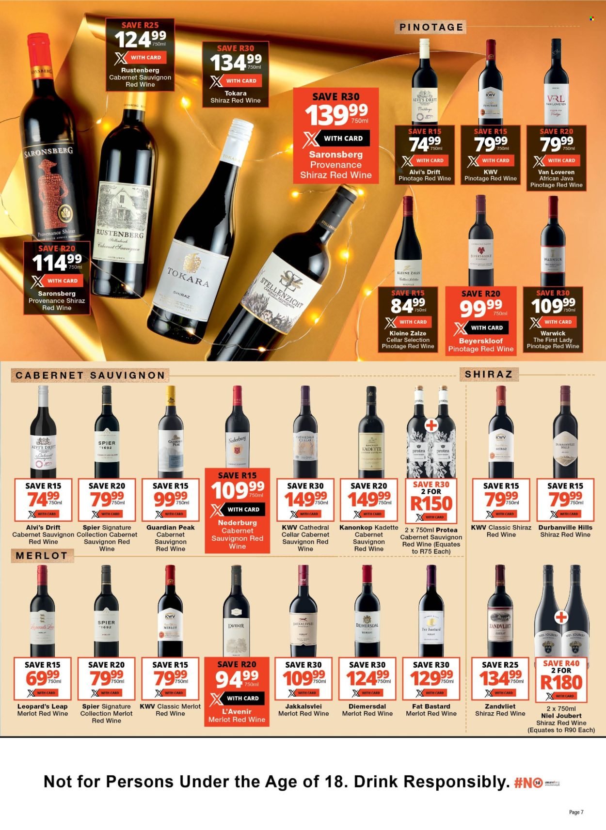 CHECKERS specials - LiquorShop Christmas Wine Promotion (2025-12-08 - 2025-12-28) | 7