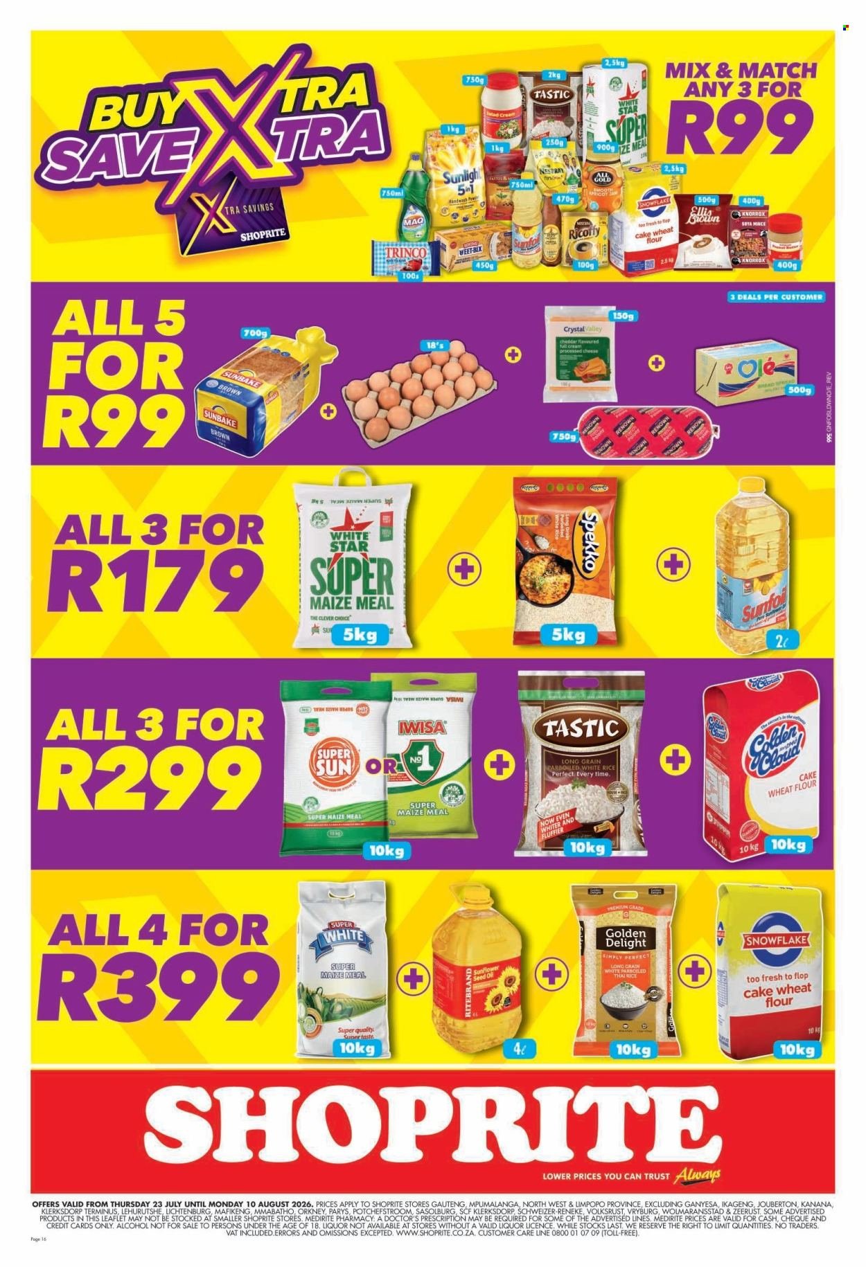 SHOPRITE specials - Major Deals Gauteng