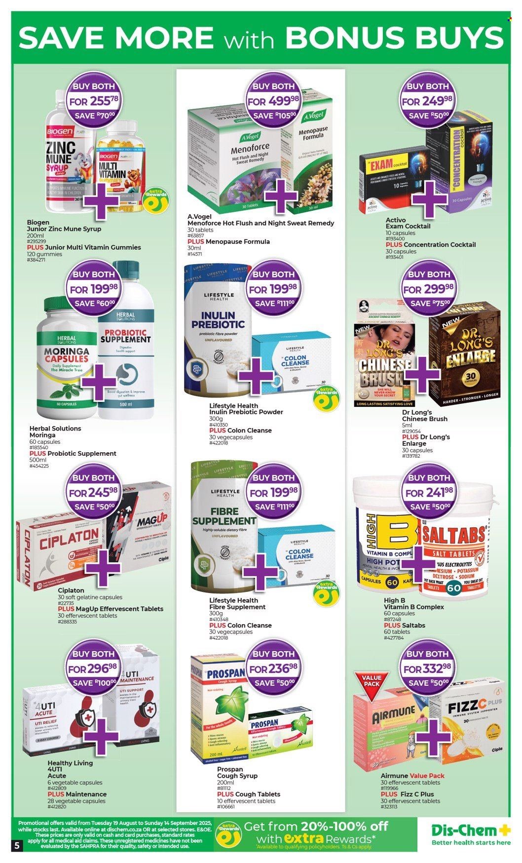 DIS-CHEM specials - Spring Savings (2025-08-19 - 2025-09-14) | 5