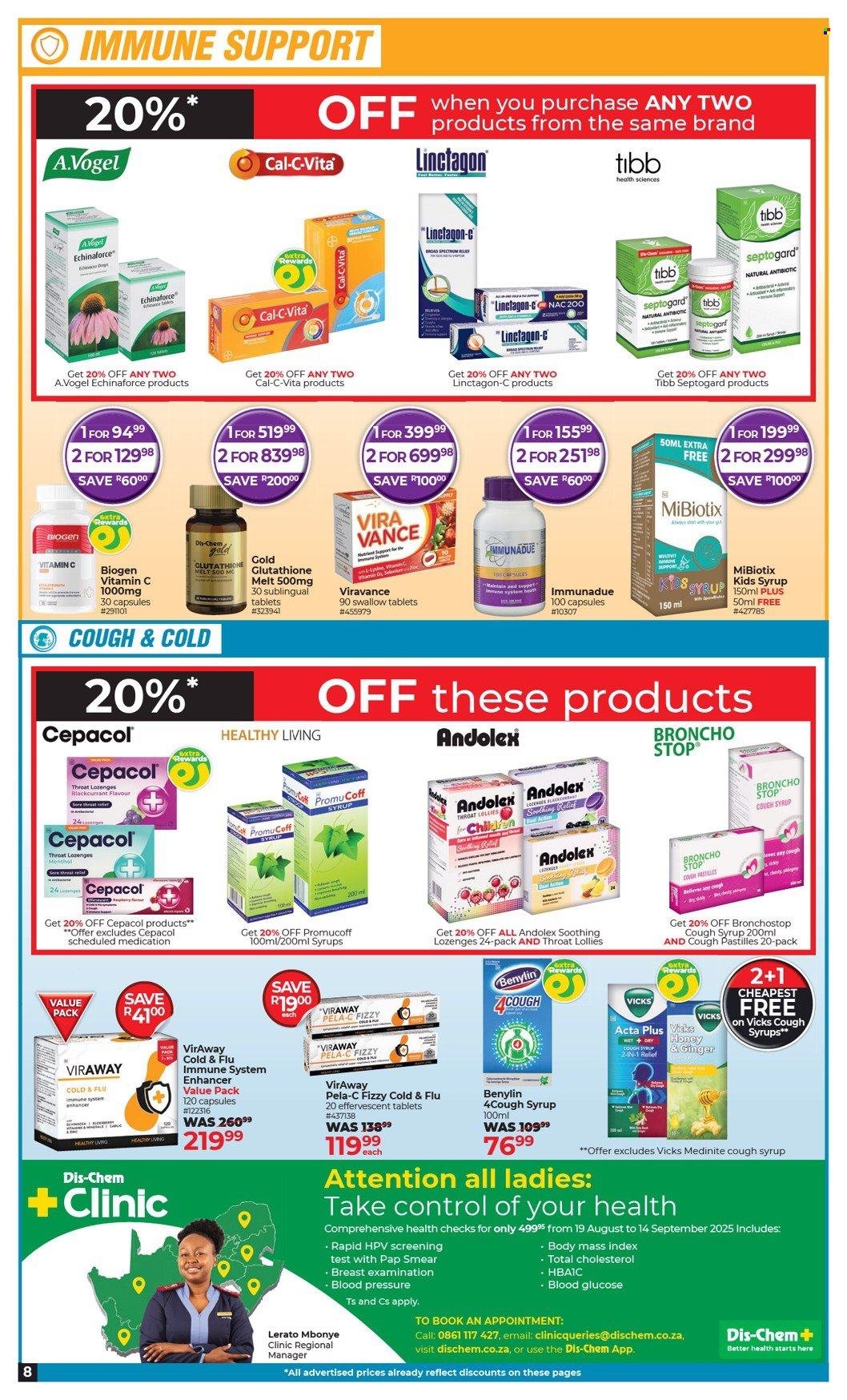 DIS-CHEM specials - Spring Savings (2025-08-19 - 2025-09-14) | 8