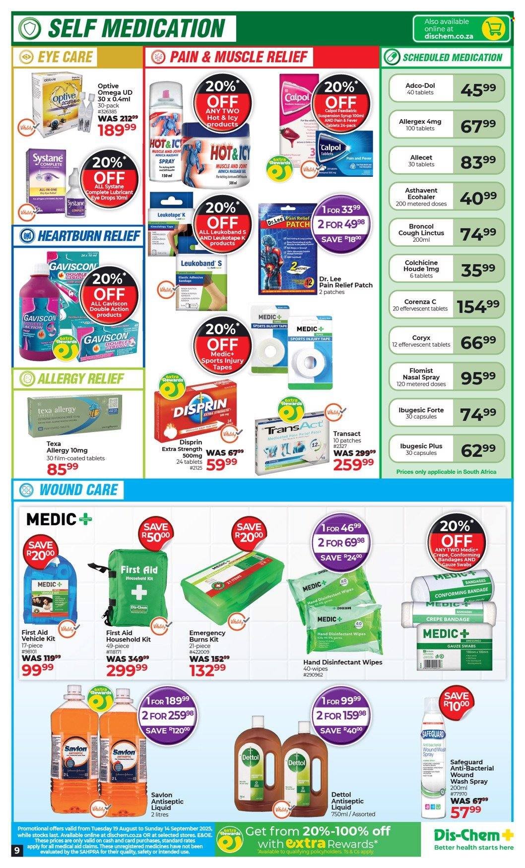 DIS-CHEM specials - Spring Savings (2025-08-19 - 2025-09-14) | 9