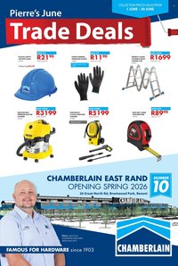 CHAMBERLAIN specials - From Monday 1 Jun 2026