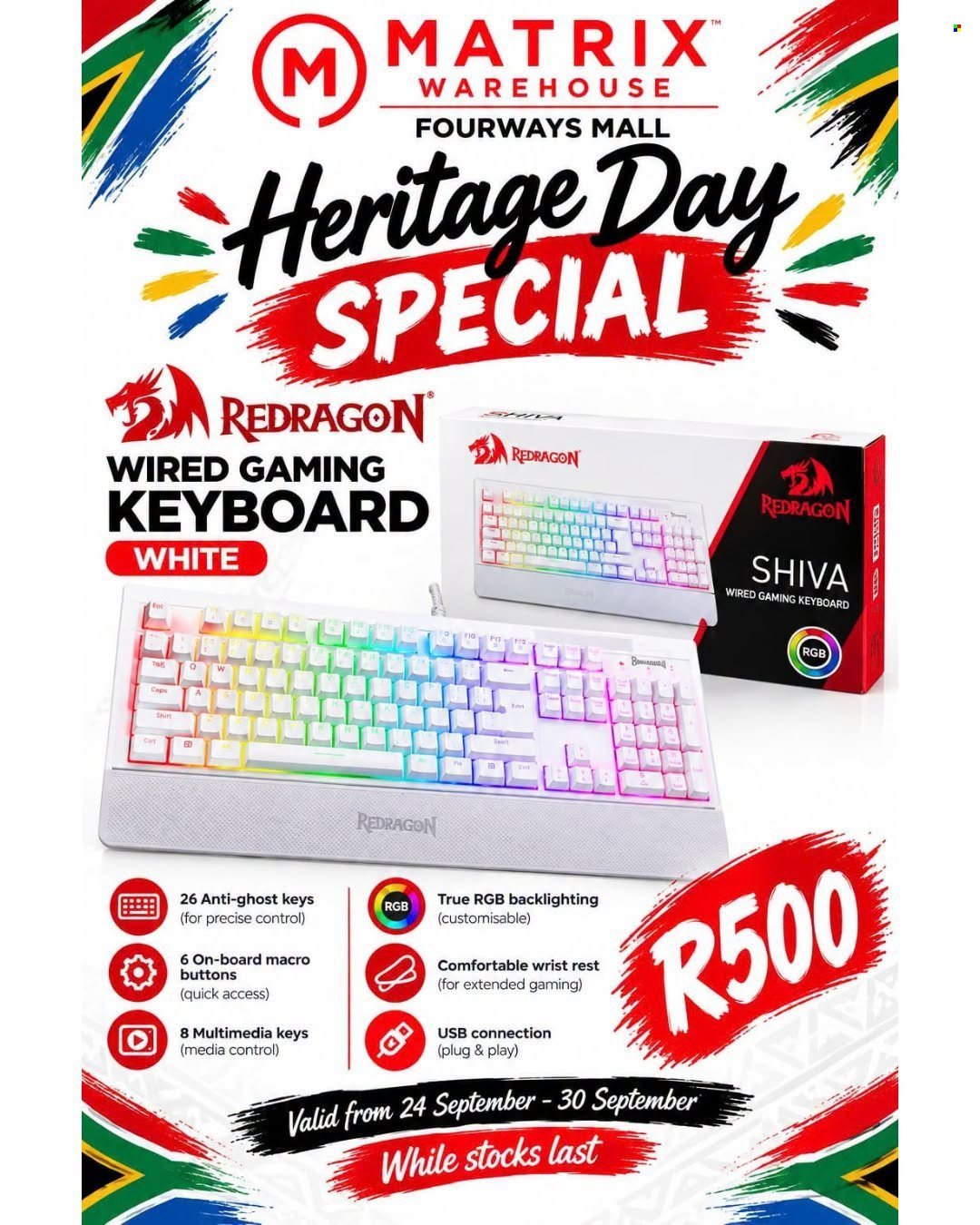 MATRIX WAREHOUSE specials - From Thursday 24 Sept 2026