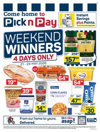 PICK N PAY specials - Weekend Specials (2026-05-21 - 2026-05-24)
