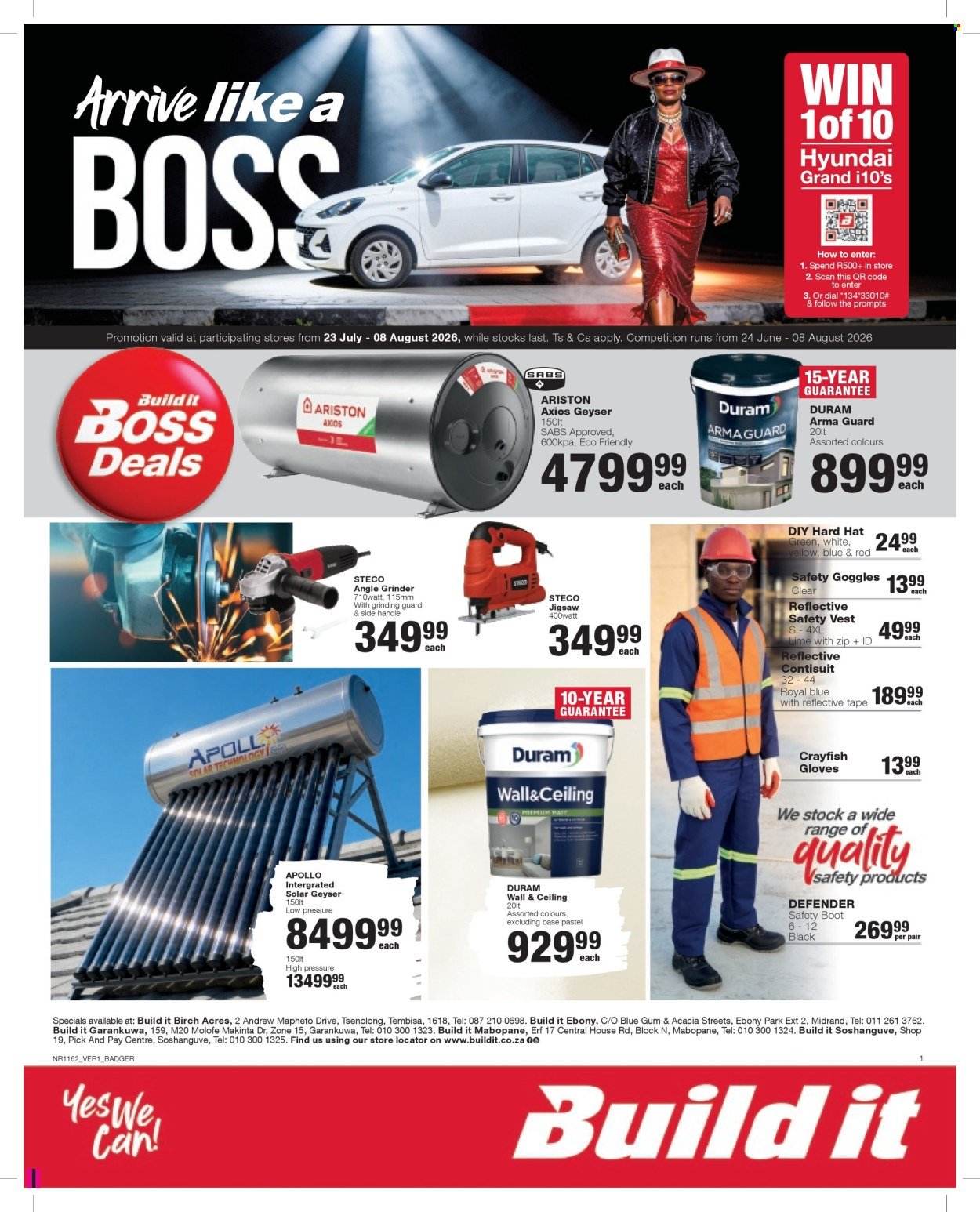 BUILD IT specials - From Thursday 23 Jul 2026