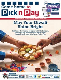 PICK N PAY specials - Diwali Specials