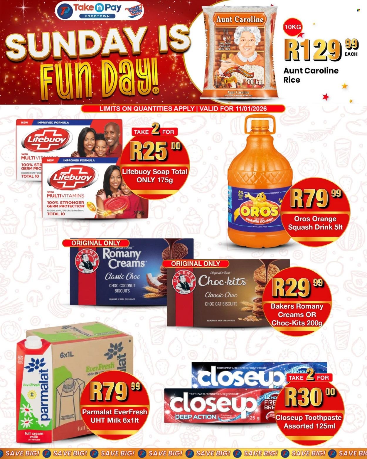 TAKE N PAY specials - From Sunday 11 Jan 2026 (2026-01-11 - 2026-01-11) | 2