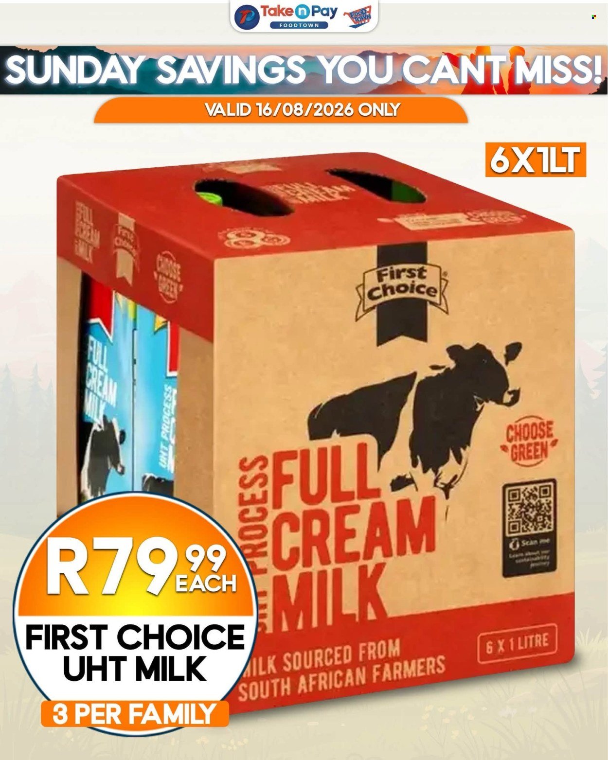 TAKE N PAY specials - From Sunday 16 Aug 2026