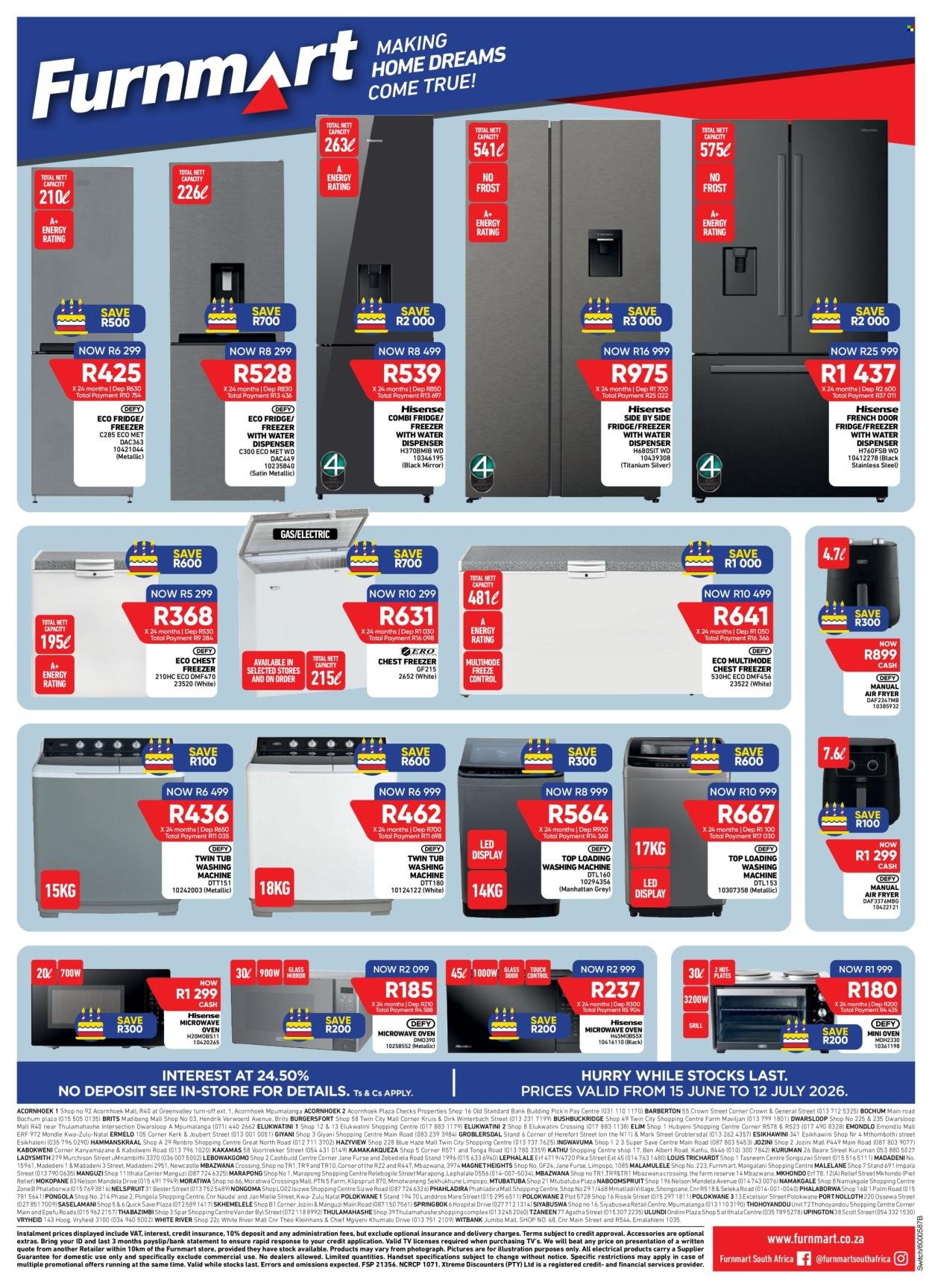 FURNMART specials - From Monday 15 Jun 2026