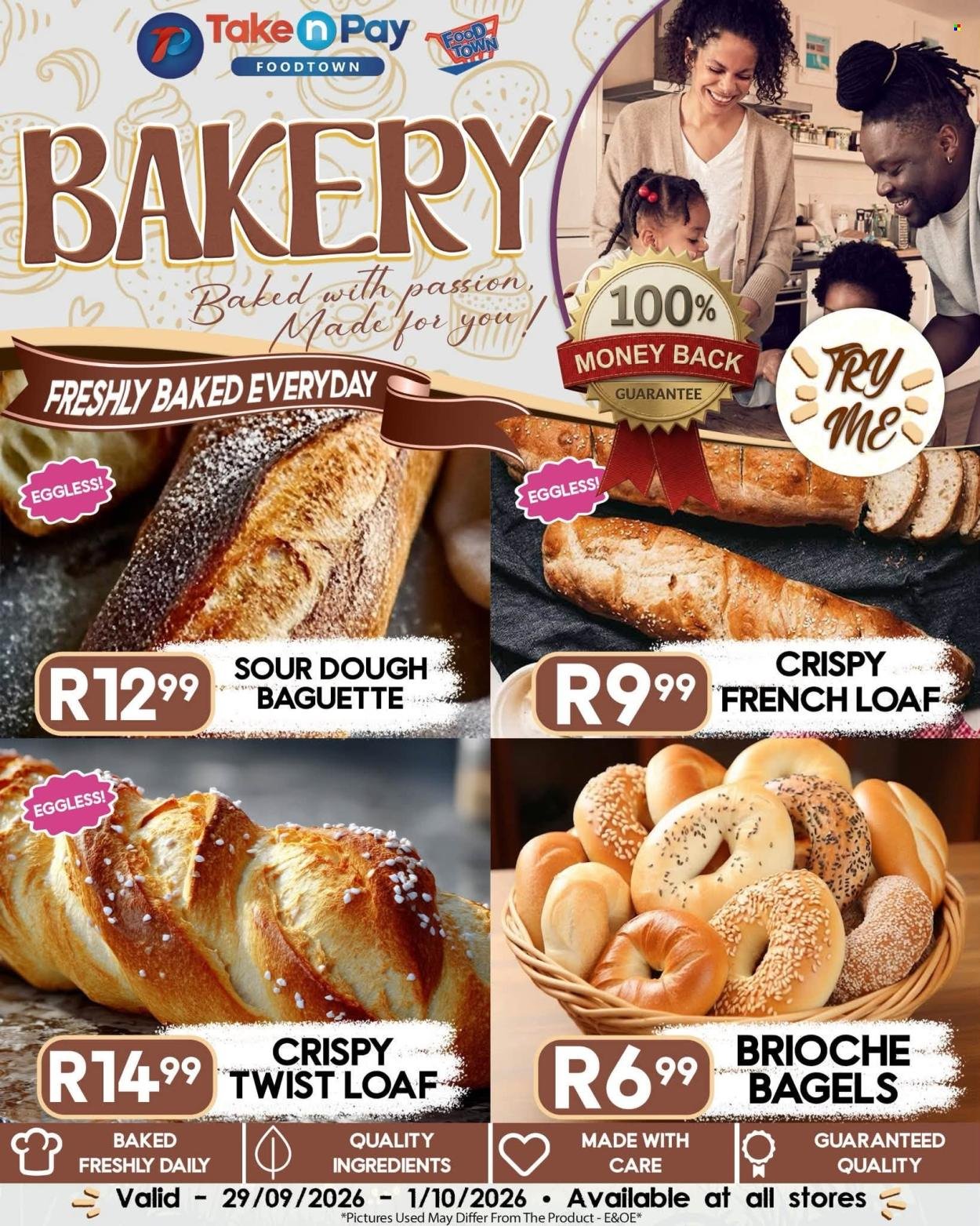 TAKE N PAY specials - From Tuesday 29 Sept 2026